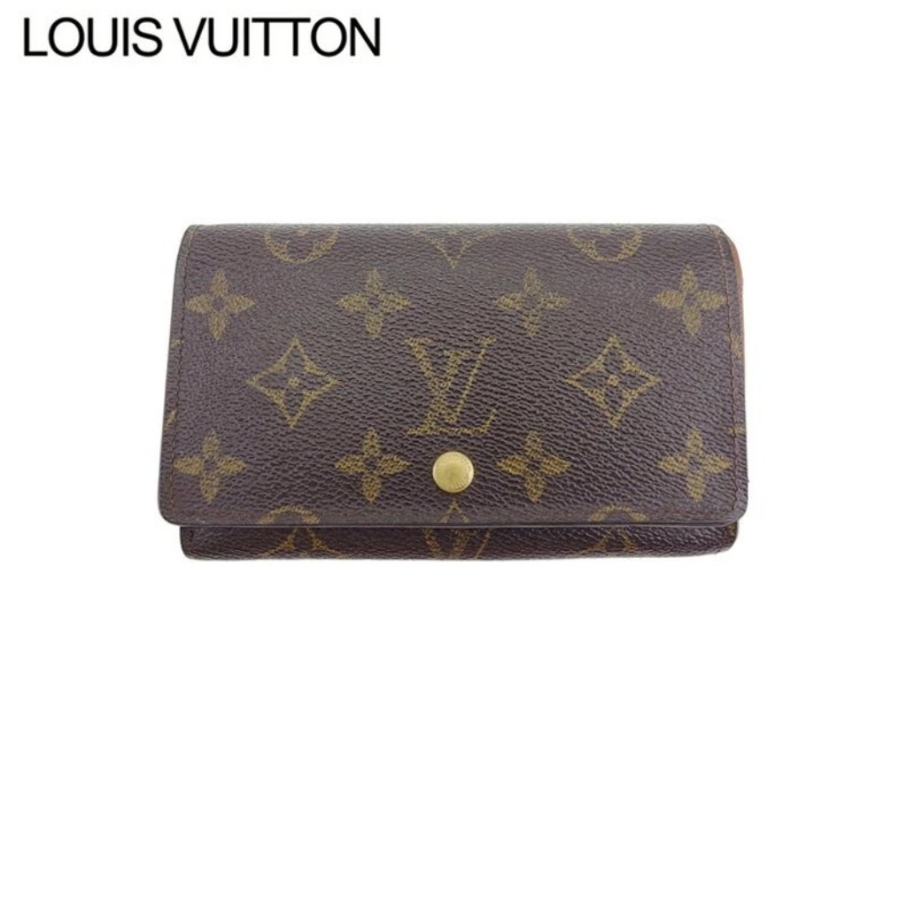 Louis Vuitton L-Shaped Zipper Wallet Monogram Authentic Used